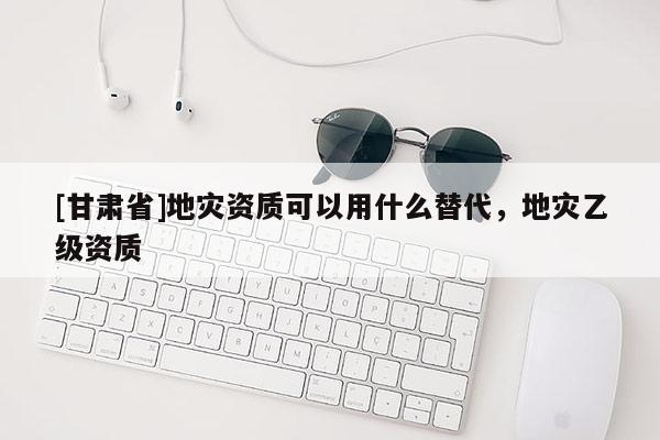 [甘肅省]地災資質可以用什么替代，地災乙級資質