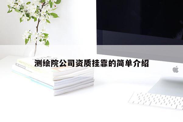 測繪院公司資質掛靠的簡單介紹