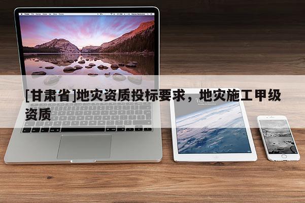 [甘肅省]地災資質投標要求，地災施工甲級資質