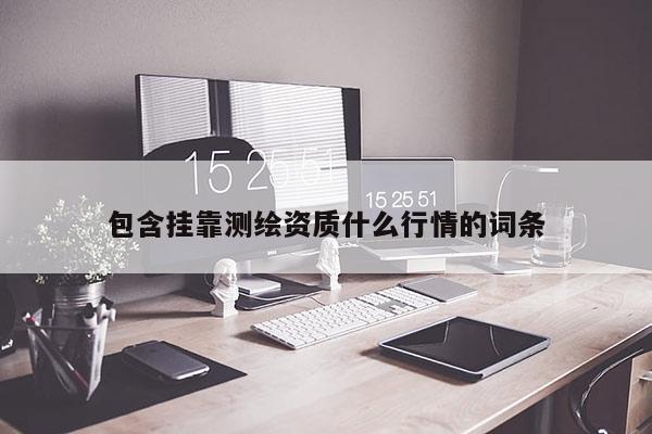 包含掛靠測繪資質什么行情的詞條