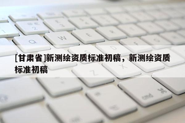 [甘肅省]新測繪資質標準初稿，新測繪資質標準初稿