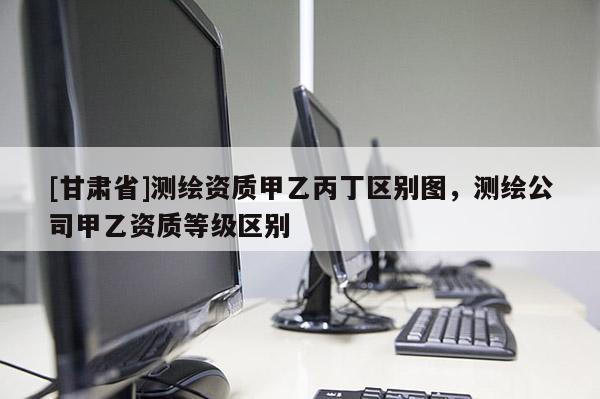[甘肅省]測繪資質甲乙丙丁區別圖，測繪公司甲乙資質等級區別