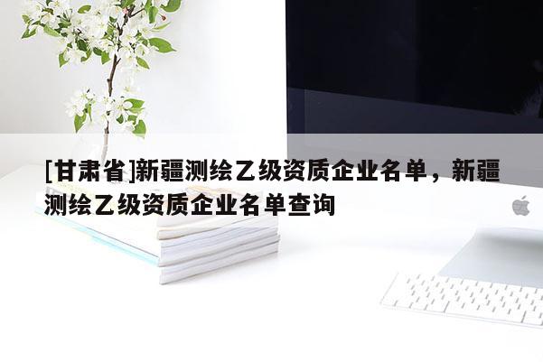 [甘肅省]新疆測繪乙級資質企業名單，新疆測繪乙級資質企業名單查詢
