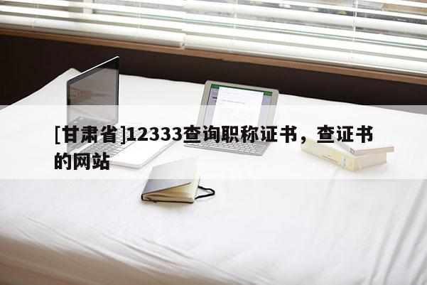 [甘肅省]12333查詢職稱證書，查證書的網站